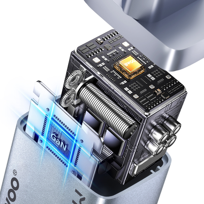 Φορτιστής Δικτύου BWOO BO-CDA236, 30W, 3A, 1 x USB-C, Γκρι