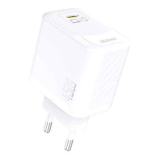 Φορτιστής Δικτύου με Καλώδιο USB-C Dudao A28C, 45W, 3A, 1 x USB-C, Λευκό
