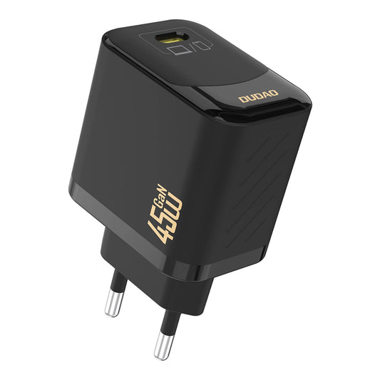 Φορτιστής Δικτύου με Καλώδιο USB-C Dudao A28C, 45W, 3A, 1 x USB-C, Μαύρο