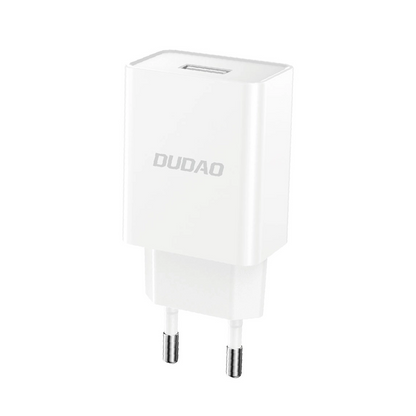 Dudao A4EU Network Charger with USB-C Cable, 10W, 2.1A, 1 x USB-A, White