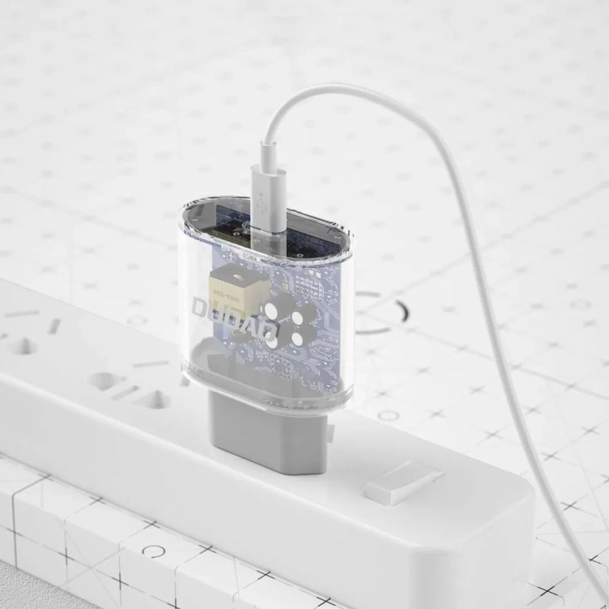 Φορτιστής Δικτύου με Καλώδιο USB-C Dudao A14EUC, 20W, 3A, 1 x USB-C, Μαύρο