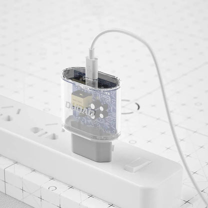 Φορτιστής Δικτύου με Καλώδιο USB-C Dudao A14EUC, 20W, 3A, 1 x USB-C, Μαύρο