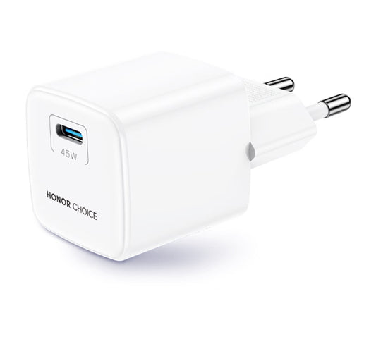 Φορτιστής Δικτύου με Καλώδιο USB-C Honor Choice CP045E, 45W, 3A, 1 x USB-C, Λευκό 5504ALHP
