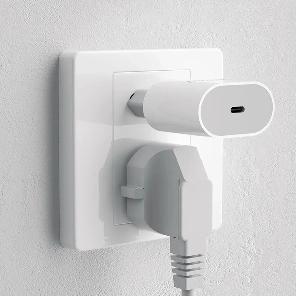 Φορτιστής Δικτύου με Καλώδιο USB-C Dudao A14EUC, 20W, 3A, 1 x USB-C, Μαύρο
