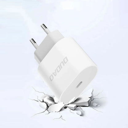 Φορτιστής Δικτύου με Καλώδιο USB-C Dudao A14EUC, 20W, 3A, 1 x USB-C, Μαύρο
