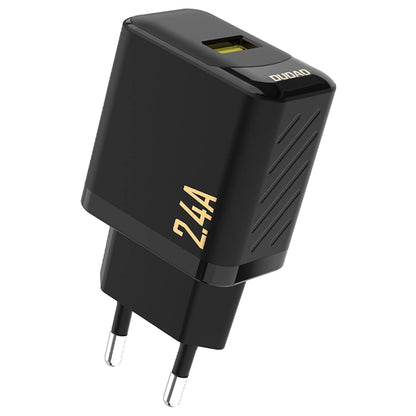 Dudao A23 Wall Charger, 12W, 2.4A, 1 x USB-A, Black