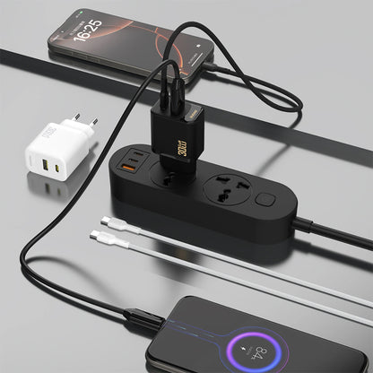 Φορτιστής Δικτύου Dudao A27TEU, 30W, 3A, 1 x USB-A - 1 x USB-C, Μαύρο