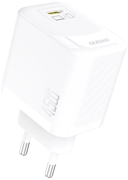 Dudao A28 Network Charger, 45W, 3A, 1 x USB-C, White
