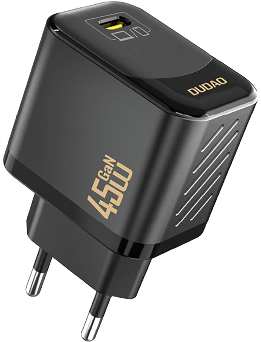 Dudao A28 Network Charger, 45W, 3A, 1 x USB-C, Black