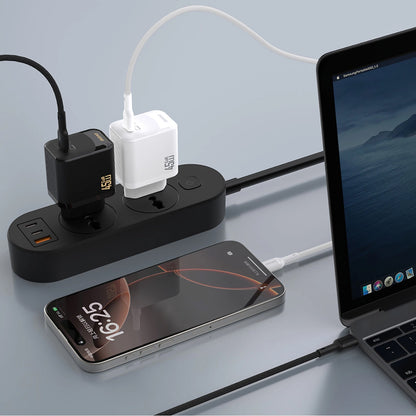 Dudao A28 Network Charger, 45W, 3A, 1 x USB-C, Black
