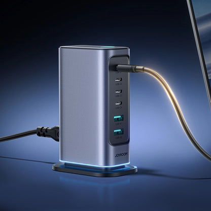 Joyroom JR-TCM02 Charging Station, 65W, 3.25A, 2 x USB-A - 4 x USB-C, Gray