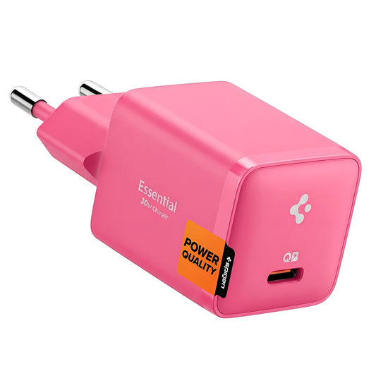 Φορτιστής Δικτύου Spigen EE301EU Arcstation Essential, 30W, 3A, 1 x USB-C, Ροζ ACH10449