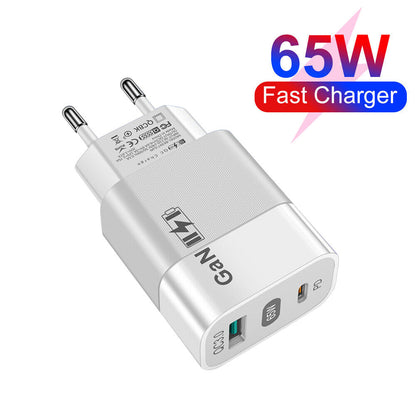 Techsuit CHPD131 Network Charger, 33W, 6.6A, 1 x USB-A - 1 x USB-C, White