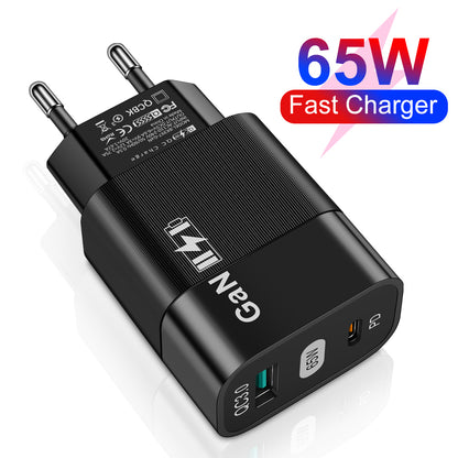 Φορτιστής Δικτύου Techsuit CHPD131, 33W, 6.6A, 1 x USB-A - 1 x USB-C, Μαύρο