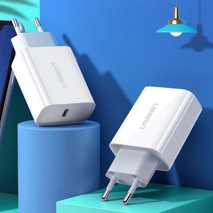 UGREEN CD137 Wall Charger, 20W, 3A, 1 x USB-C, White