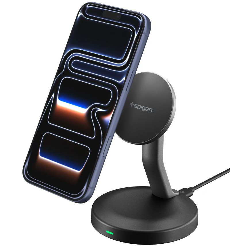 Spigen EF151MS Wireless Network Charger, 15W, 1.67A, Black ACH10441