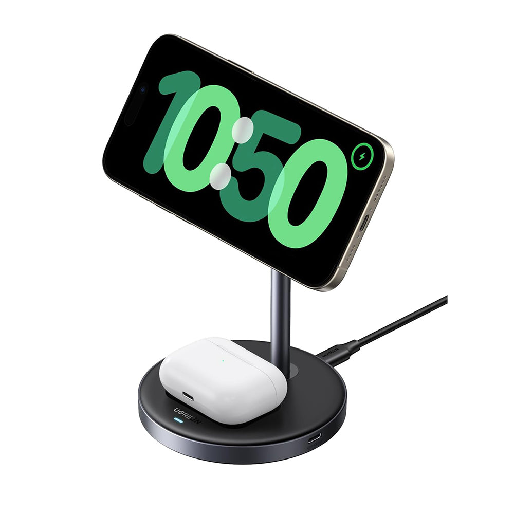 Φορτιστής Δικτύου Ασύρματος UGREEN W710 3σε1, 20W, 1.67A, 1 x USB-C, Μαύρο