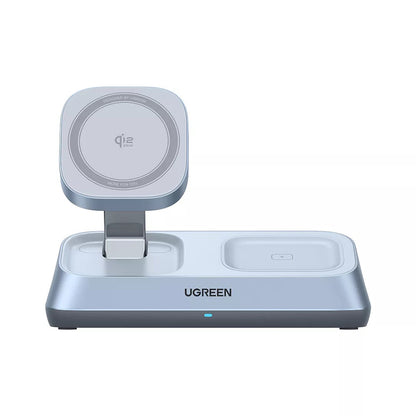 Φορτιστής Δικτύου Ασύρματος UGREEN W711 3σε1, 25W, 1.67A, Μπλε