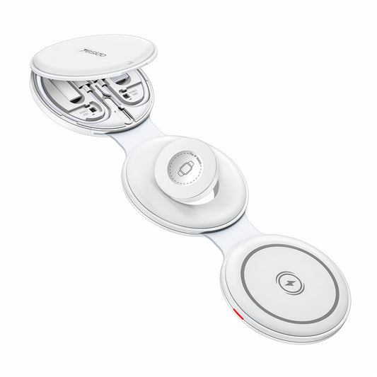 Φορτιστής Δικτύου Ασύρματος Yesido DS29 5σε1, 15W, 1.67A, Λευκό
