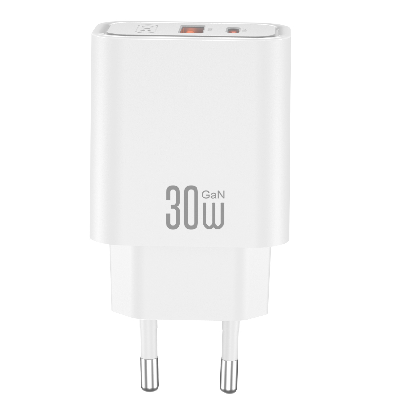 Φορτιστής Δικτύου XO Design CE42, 30W, 3A, 1 x USB-A - 1 x USB-C, Λευκός