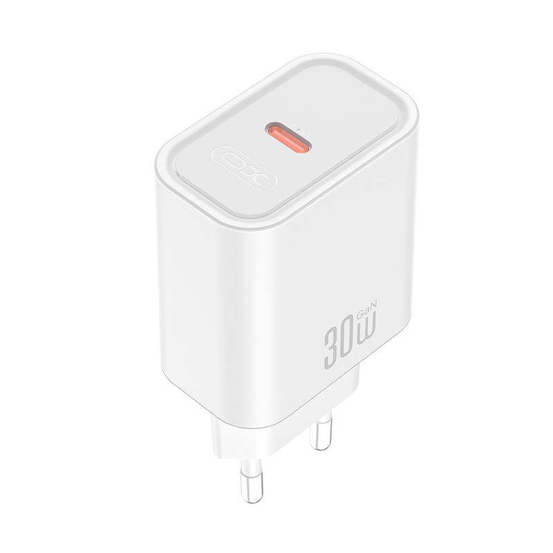 XO Design CE41 Network Charger, 30W, 3A, 1 x USB-C, White