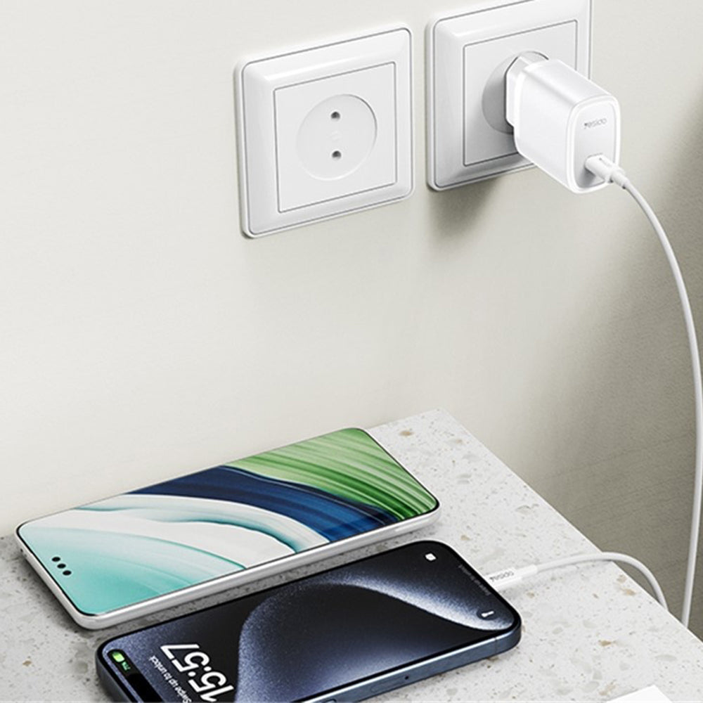 Φορτιστής Δικτύου Yesido YC57, 20W, 3A, 1 x USB-C, Λευκό