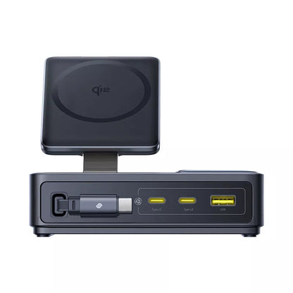 Φορτιστής Σταθμός Baseus Nomos QI 5in1, 140W, 5A, 1 x USB-A - 2 x USB-C, Μαύρο P10170902123-00