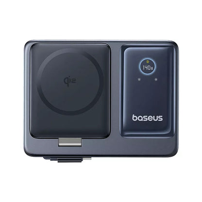 Φορτιστής Σταθμός Baseus Nomos QI 5in1, 140W, 5A, 1 x USB-A - 2 x USB-C, Μαύρο P10170902123-00