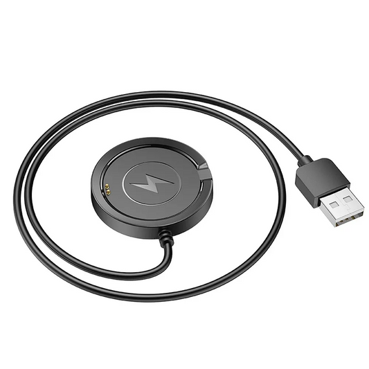Καλώδιο Φόρτισης για Smartwatch HOCO Y22, USB-A, Μαύρο
