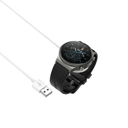 Techsuit THC1 Wireless Charger for Huawei Watch Series, USB-A, White
