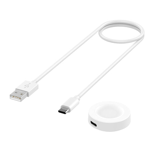Ασύρματος Φορτιστής Techsuit THC2 για Huawei Watch Series, USB-A, Λευκό