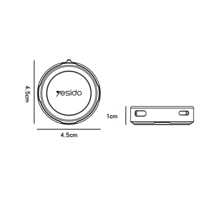 Ασύρματος Φορτιστής Yesido DS18 για Apple Watch Series, Μαύρο