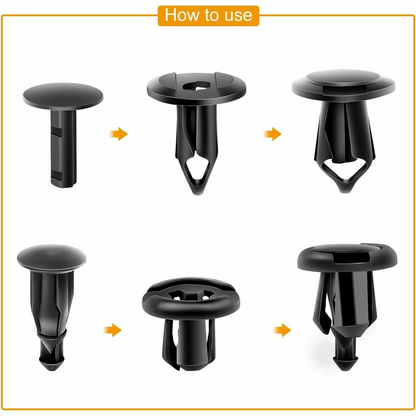 OEM Auto Clips / Clamps Kit, 200in1