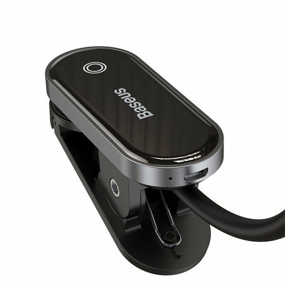 Φορητό LED Φωτιστικό Baseus Comfort Reading Mini Clip, Γκρι DGRAD-0G