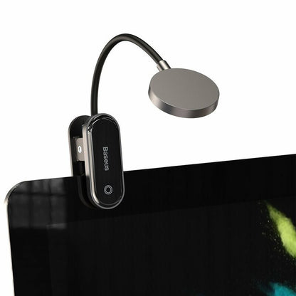 Φορητό LED Φωτιστικό Baseus Comfort Reading Mini Clip, Γκρι DGRAD-0G
