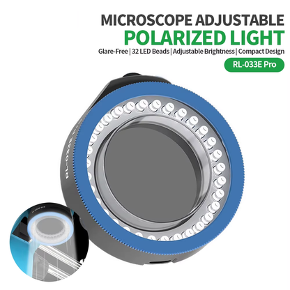 Relife RL-033E Pro Microscope Lamp, Black