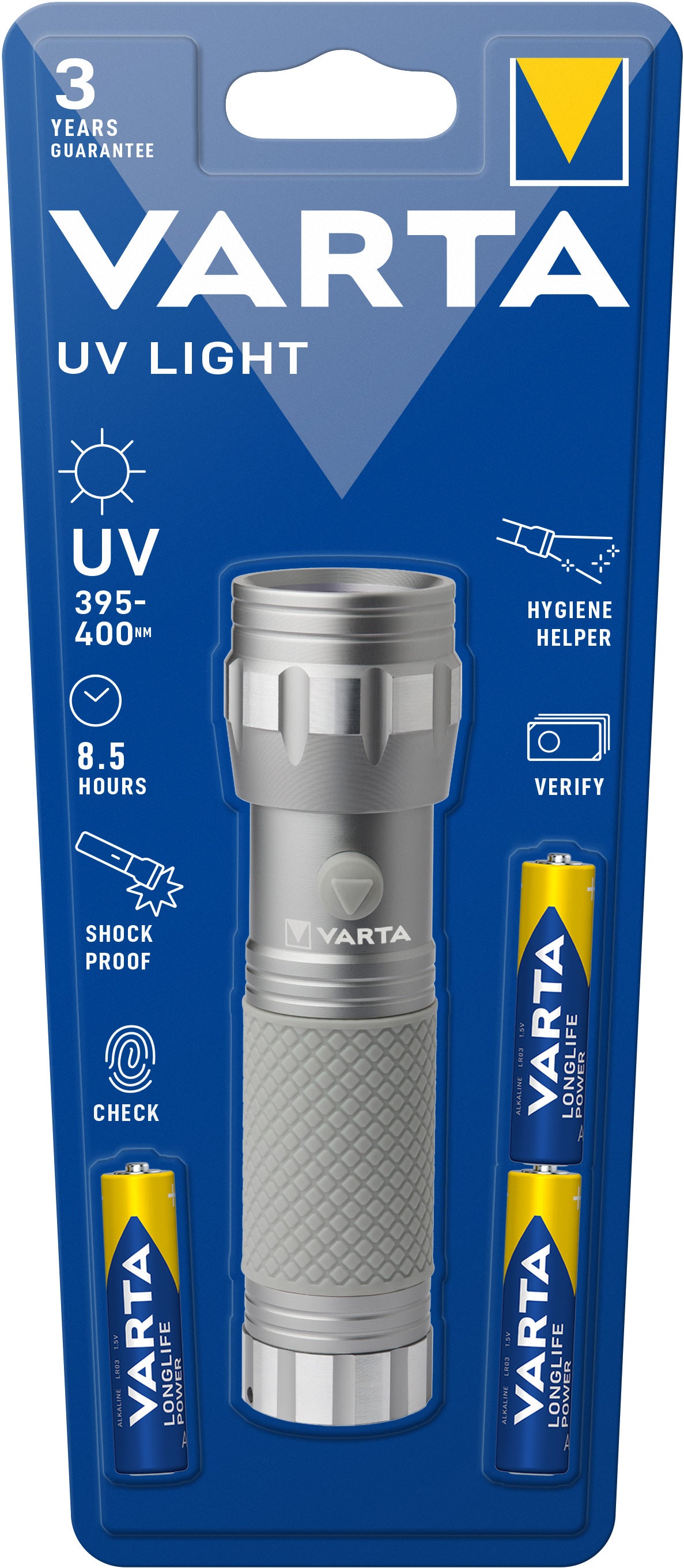 Φακός UV LED Varta
