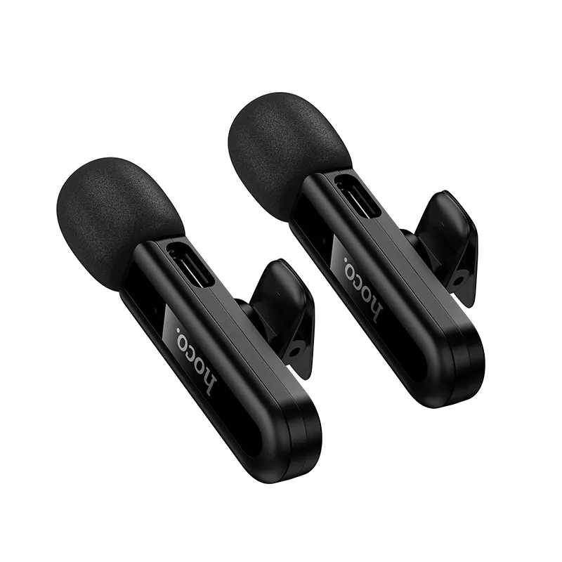 Lavaliera HOCO L20A, USB-C / Lightning, Σετ 2 τεμαχίων, Μαύρη