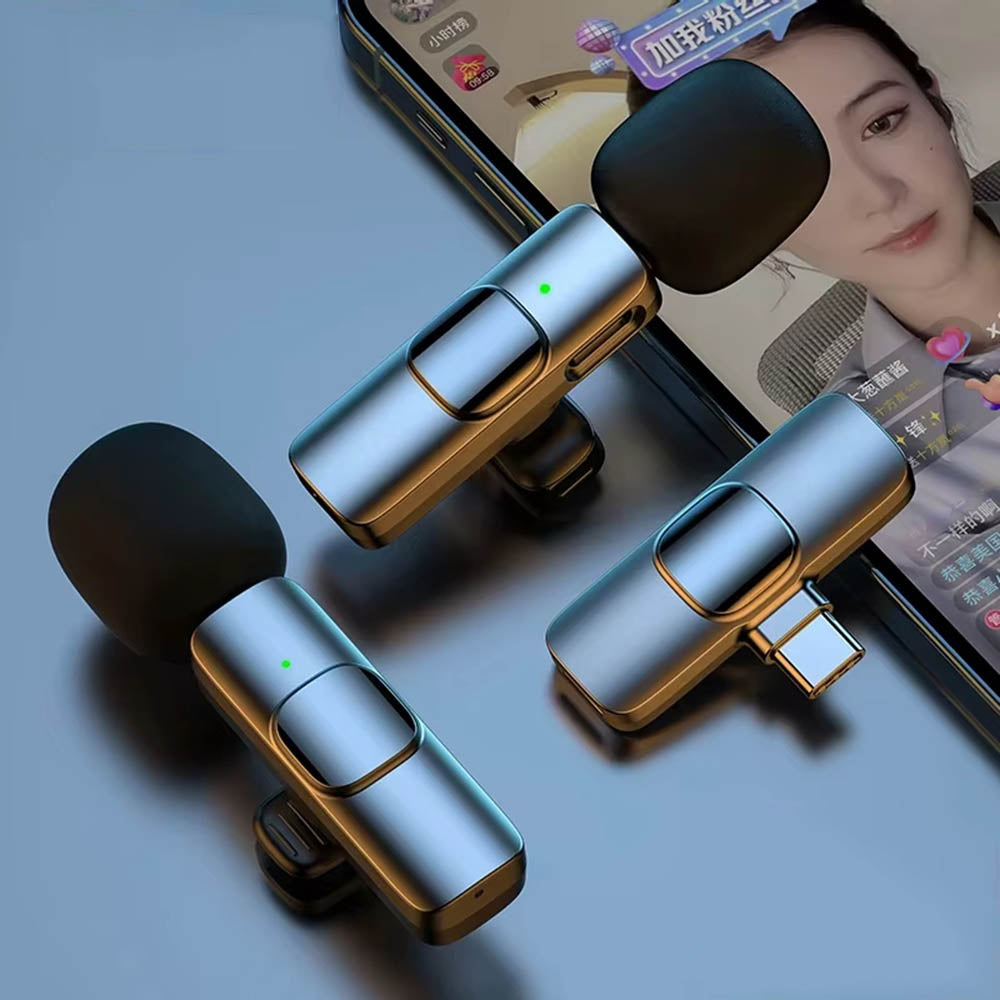 Lavaliera Techsuit LW2, USB-C, Σετ 2 τεμάχια, Μαύρο