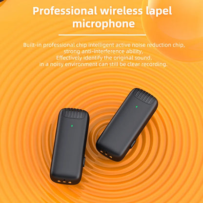 Lavaliera Techsuit LW4, USB-C, Σετ 2 τεμάχια, Μαύρο