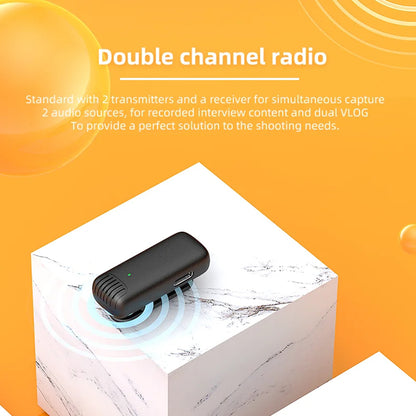 Lavaliera Techsuit LW4, USB-C, Σετ 2 τεμάχια, Μαύρο