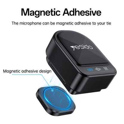Λαβαλιέρα Yesido KR19, USB-C / Lightning, Σετ 2 τεμαχίων, Μαύρη