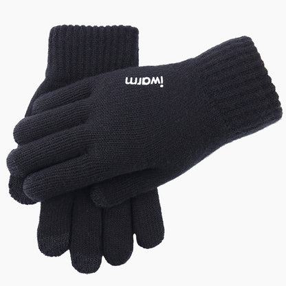 Iwarm ST0005 Tactile Winter Gloves, Size 21cm, Black