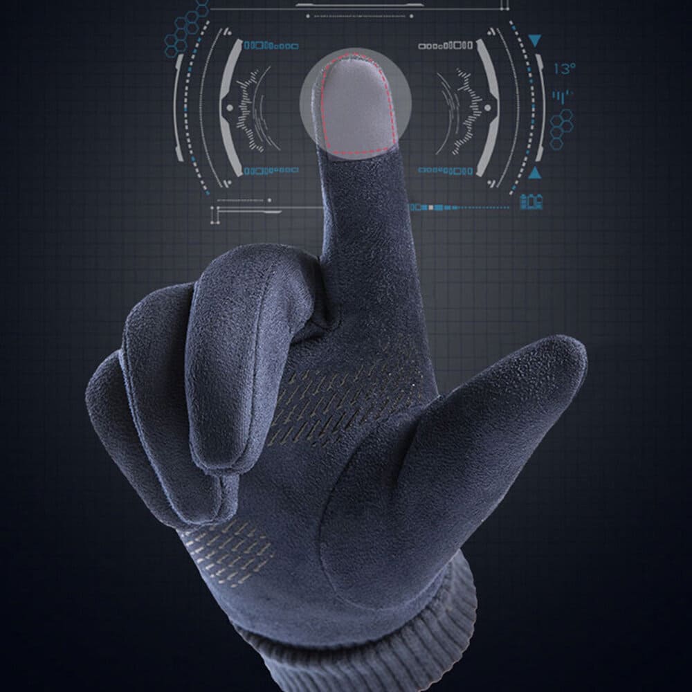 Unisex Techsuit ST0009 Touchscreen Winter Gloves, One Size, Blue