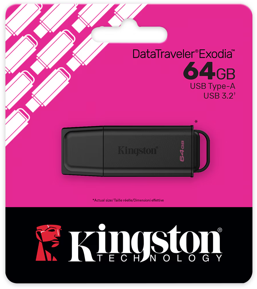 Εξωτερική Μνήμη USB-A 3.2 Kingston DT Exodia, 64Gb DTXG2/64GB