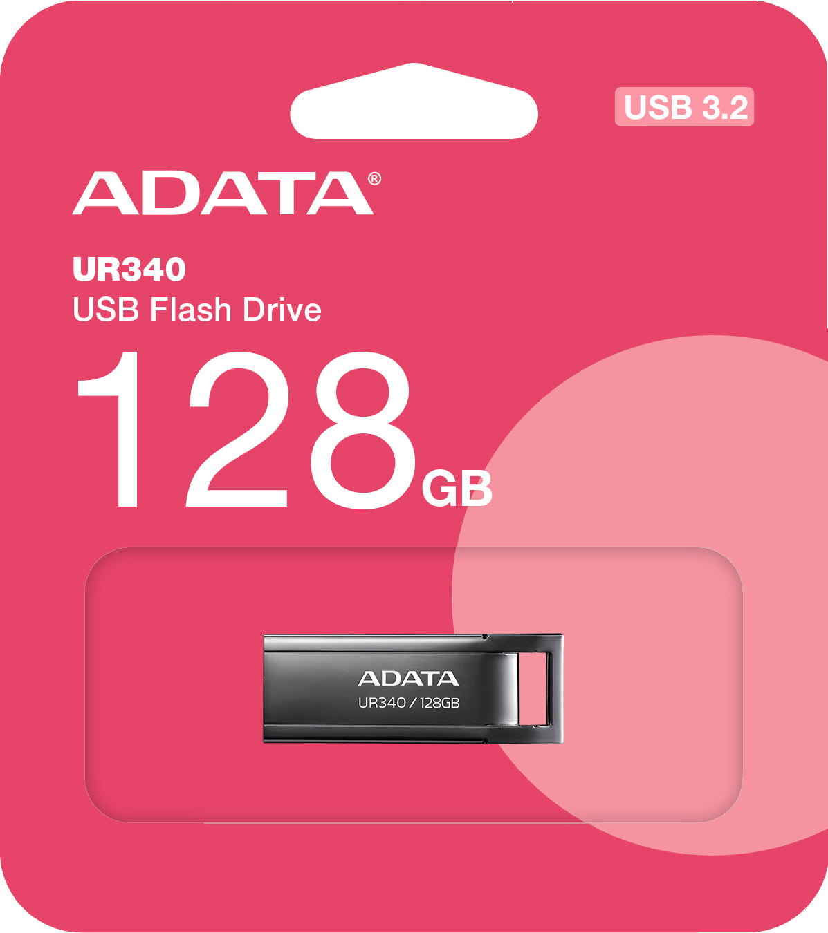 Εξωτερική Μνήμη USB-A 3.2 Adata UR340, 128Gb AROY-UR340-128GBK