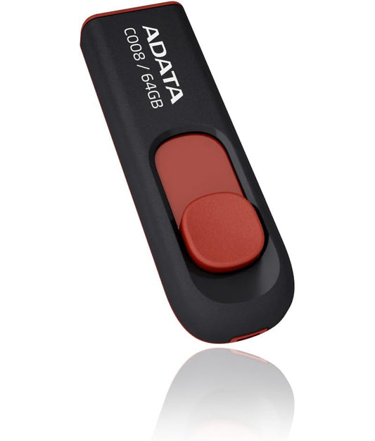 External USB-A Memory Adata C008, 64Gb AC008-64G-RKD