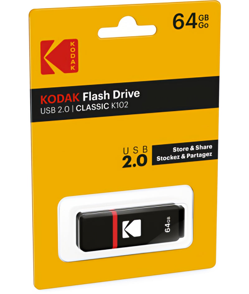 Εξωτερική Μνήμη USB-A Kodak K102, 64Gb EKMMD64GK102