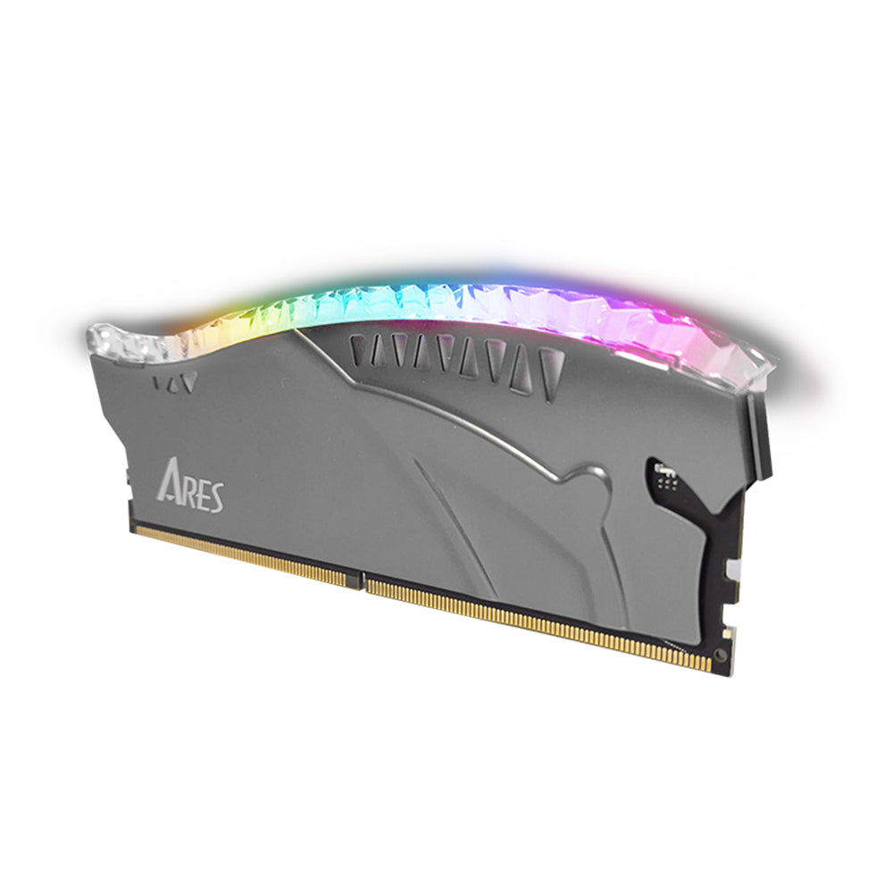 Μνήμη RAM Dato Ares Armor Lite, DDR5, RGB, 16GB, 7200Mhz, Γκρι ARB16G5G72