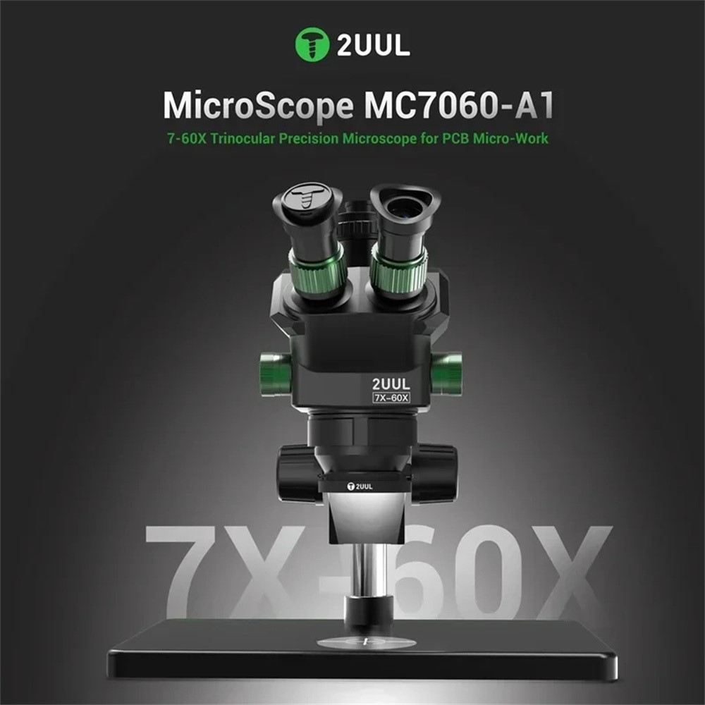 Μικροσκόπιο 2UUL MC7060-A1, Μαύρο